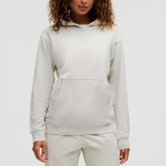 lululemon athletica Tops - Lululemon All Yours Hoodie French Terry Sz12 color Vapor